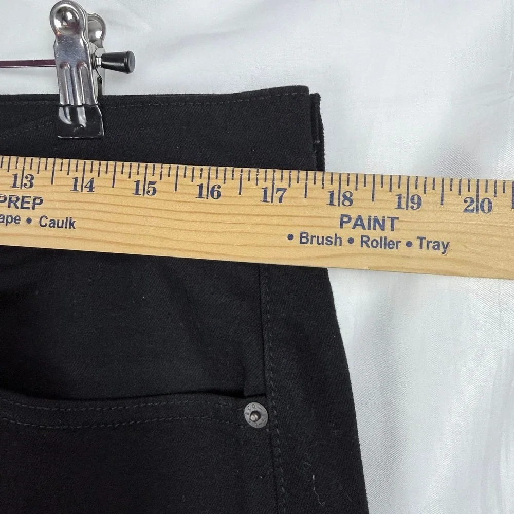 Levi's‎ 506 Straight Jeans Mens 34x32 Black Denim Standard Fit Gorpcore Minimal